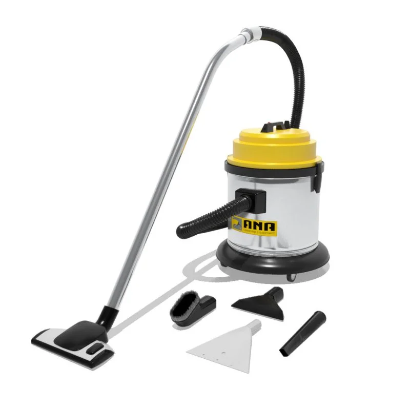 جاروبرقی سطلی نیمه صنعتی آب و خاک دو موتوره آنا موتور چین مدل ۵۲WD Eco