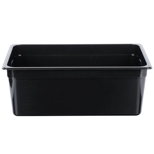 بن ماری ۱/1 پلی کربنات ( مشکی و شفاف ) با درب عمق 15 سانتیمتر