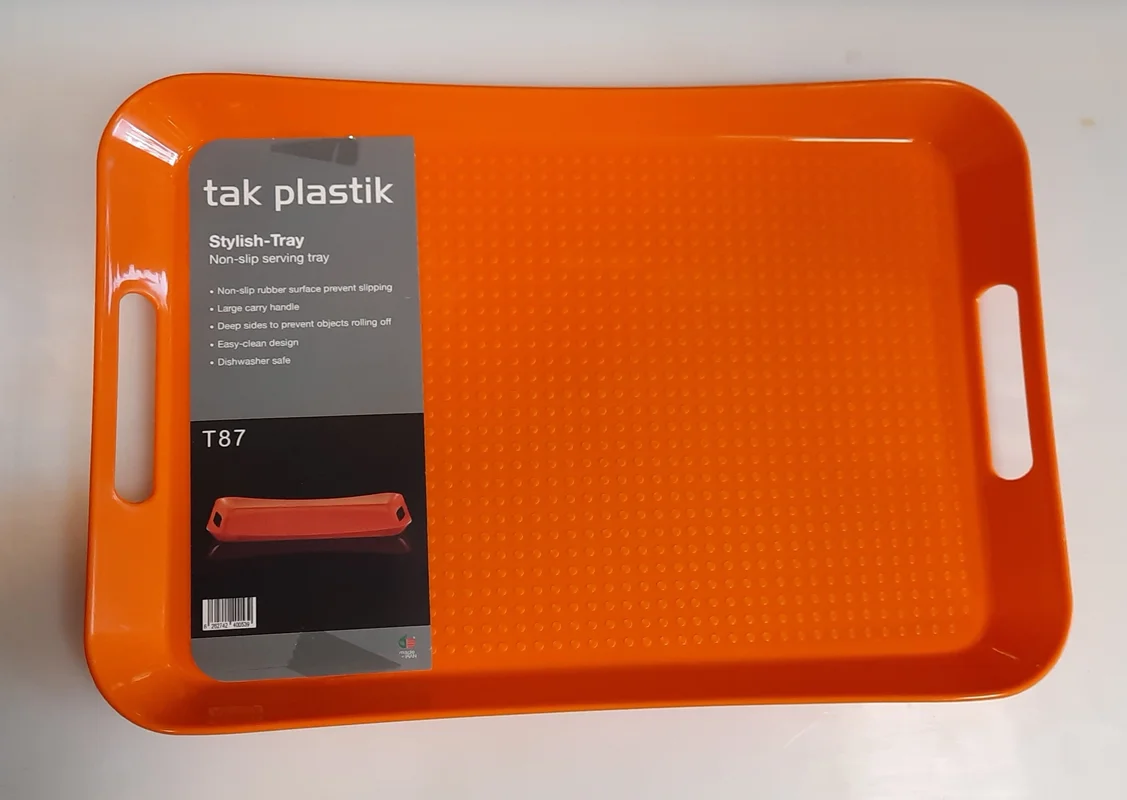سینی پلاستیکی مستطیل ( تک پلاستیک )