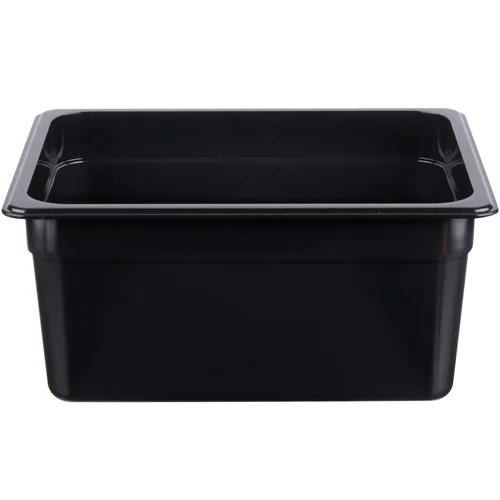 بن ماری ۱/۲ پلی کربنات ( مشکی و شفاف ) با درب عمق 15 سانتیمتر