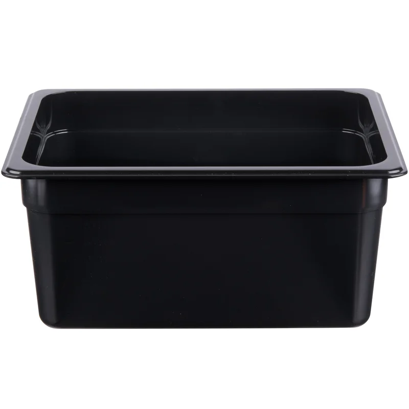 بن ماری ۱/۲ پلی کربنات ( مشکی و شفاف ) با درب عمق 15 سانتیمتر